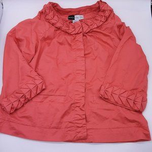 🌻Simply Chloe Dao Retro Style Women's Top Blazer 3/4 Sleeve Sz S